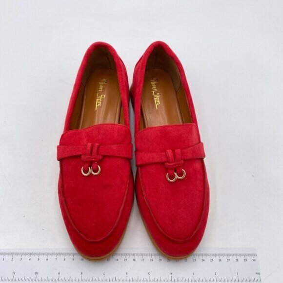 Women's Round Toe Flat Loafers Comfort Slip On Moccasins Lightweight Driving - Picture 2 of 7